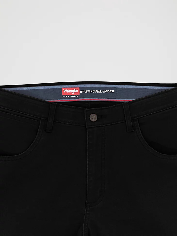 jean en toile de performance premium five star pour homme noir