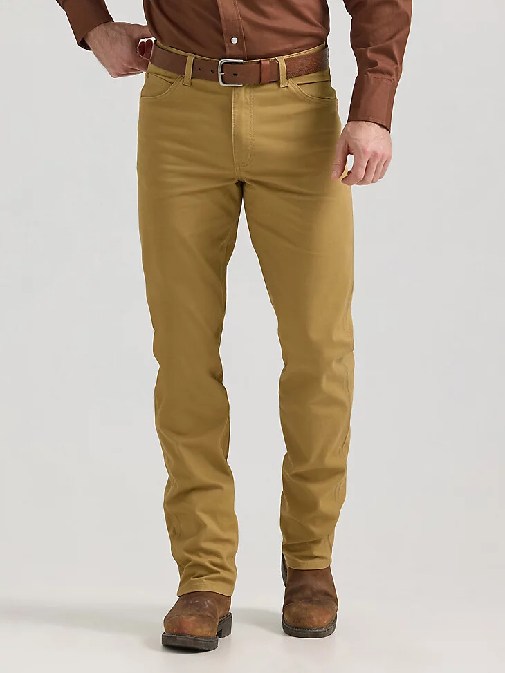 jean en toile coupe cowboy à performance premium robuste et confortable couleur kelp