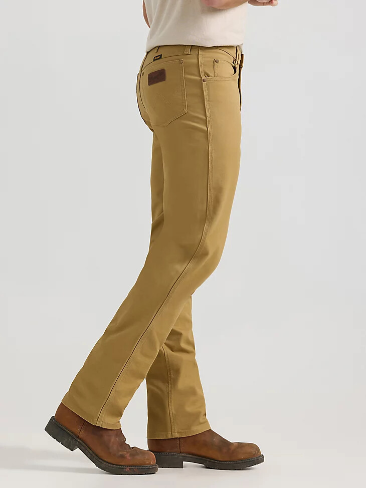 jean en toile coupe cowboy à performance premium robuste et confortable couleur kelp