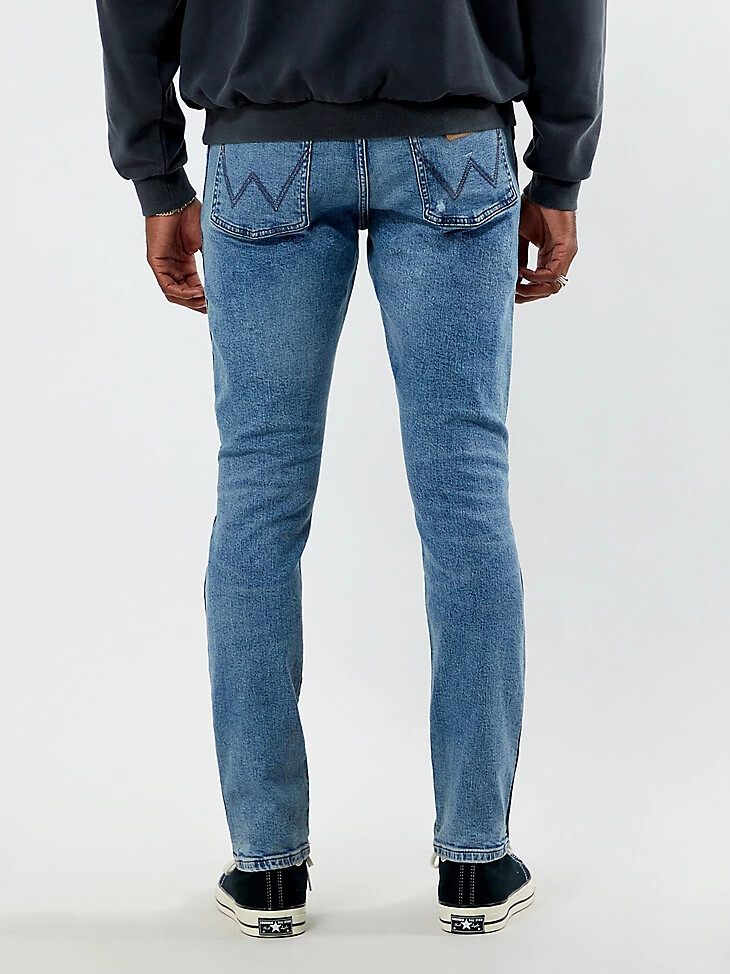 jean droit slim pour homme wrangler x pacsun