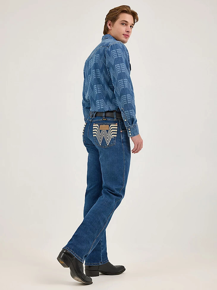 jean wrangler x whataburger slim straight leg retro rodeo dust dade