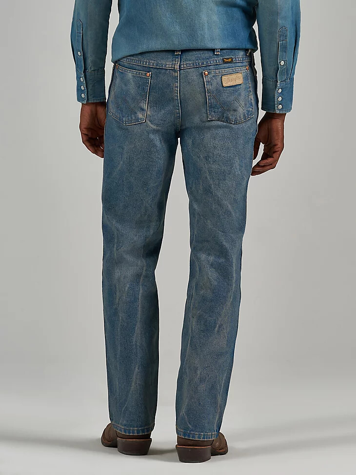 jean wrangler x the last of us coupe cowboy indigo prélavé