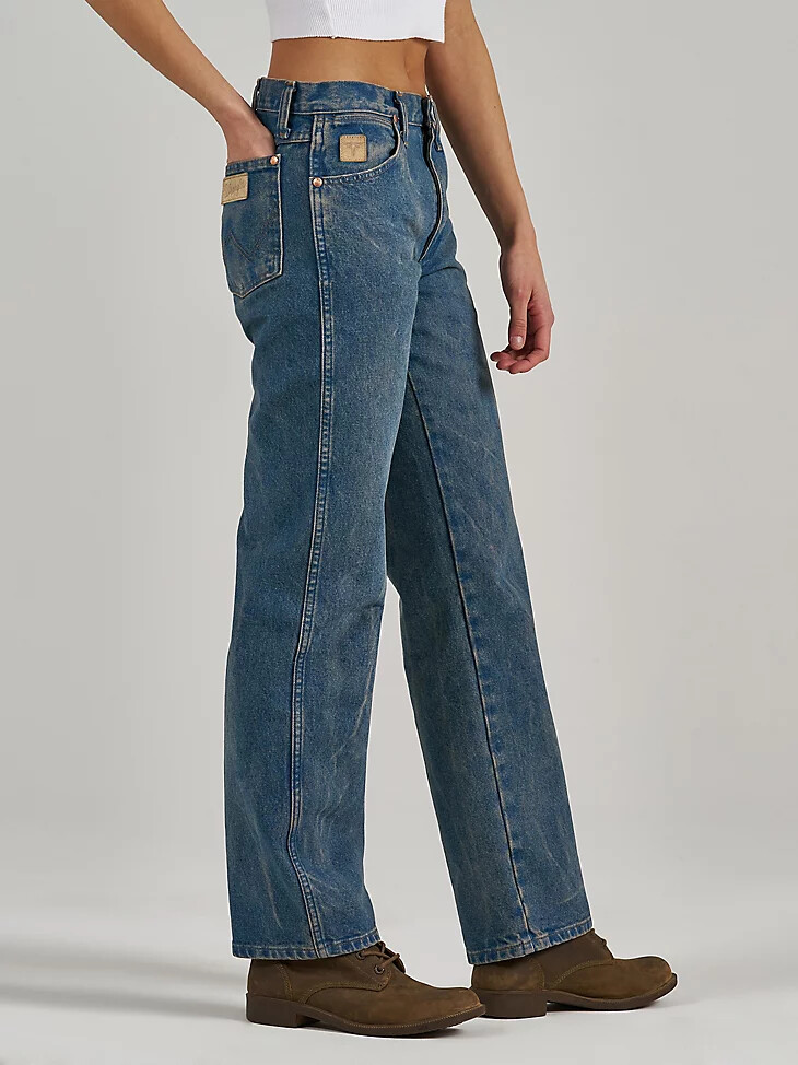 jean wrangler x the last of us coupe cowboy indigo prélavé