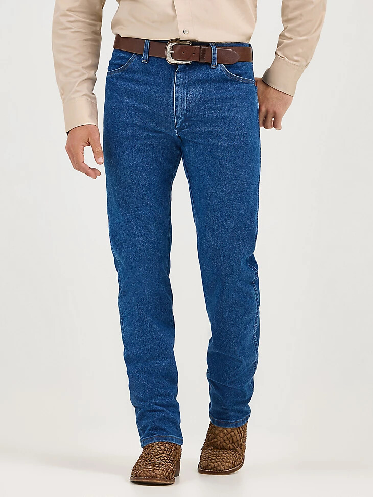 jean wrangler cowboy cut original fit active flex stonewash