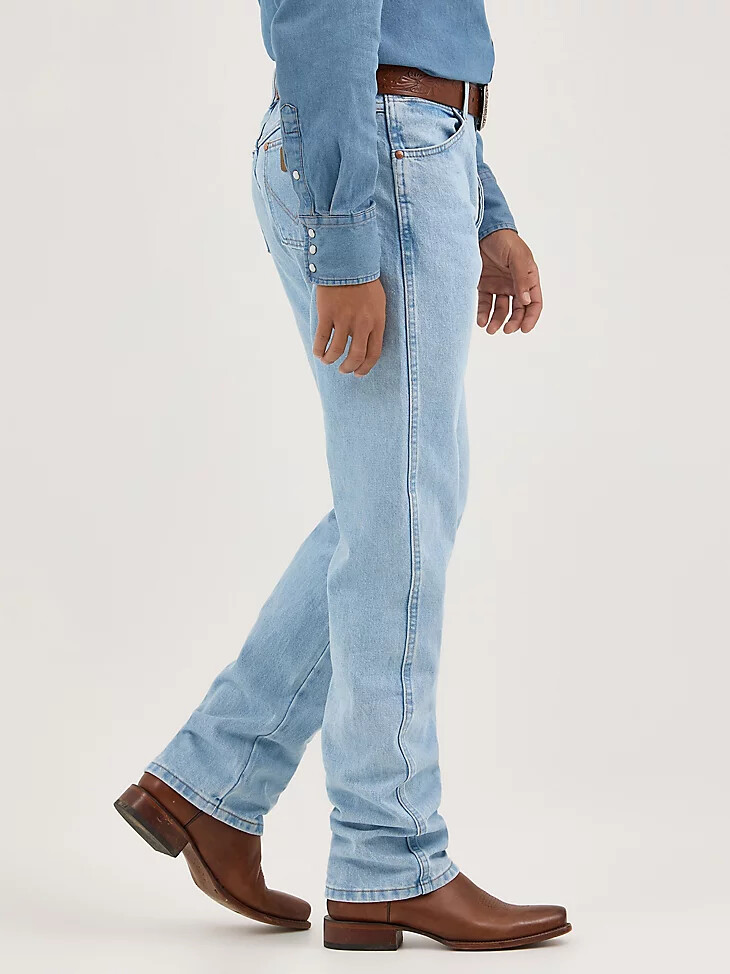 jean wrangler cowboy cut original fit décoloration