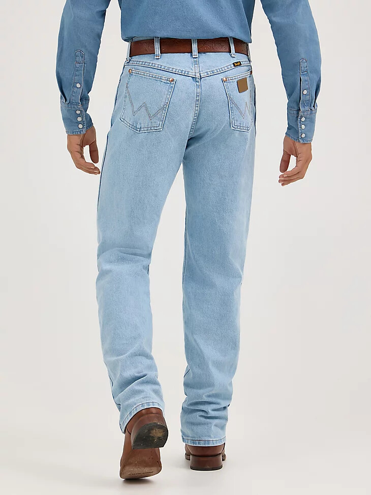 jean wrangler cowboy cut original fit décoloration
