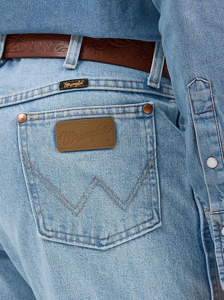 jean wrangler cowboy cut original fit décoloration
