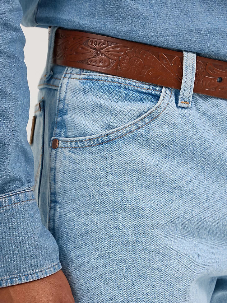 jean wrangler cowboy cut original fit décoloration