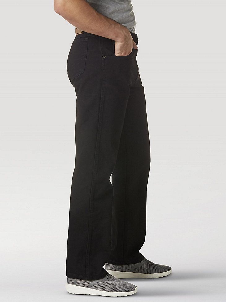 jean wrangler rugged wear coupe décontractée noir