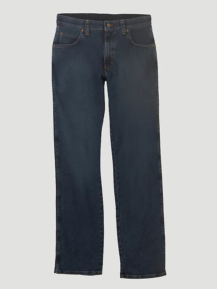 jean wrangler rugged wear performance series coupe régulière indigo moyen