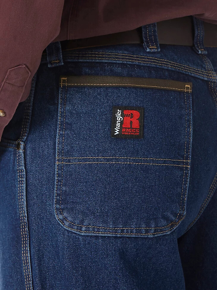 jean wrangler riggs workwear work horse coupe décontractée indigo antique