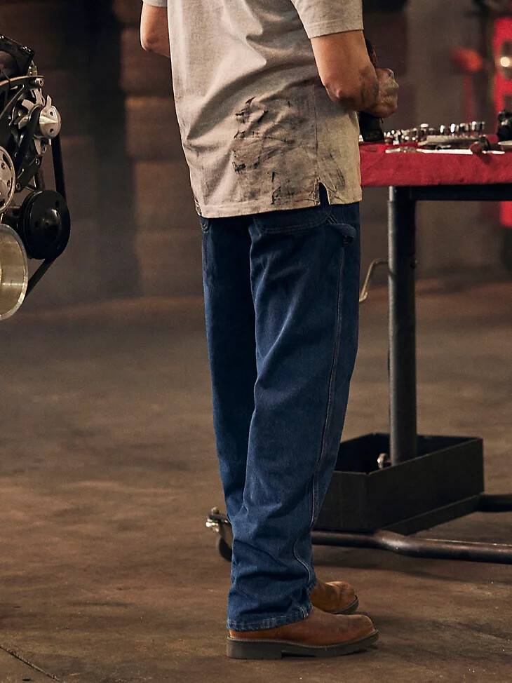 jean wrangler riggs workwear work horse coupe décontractée indigo antique