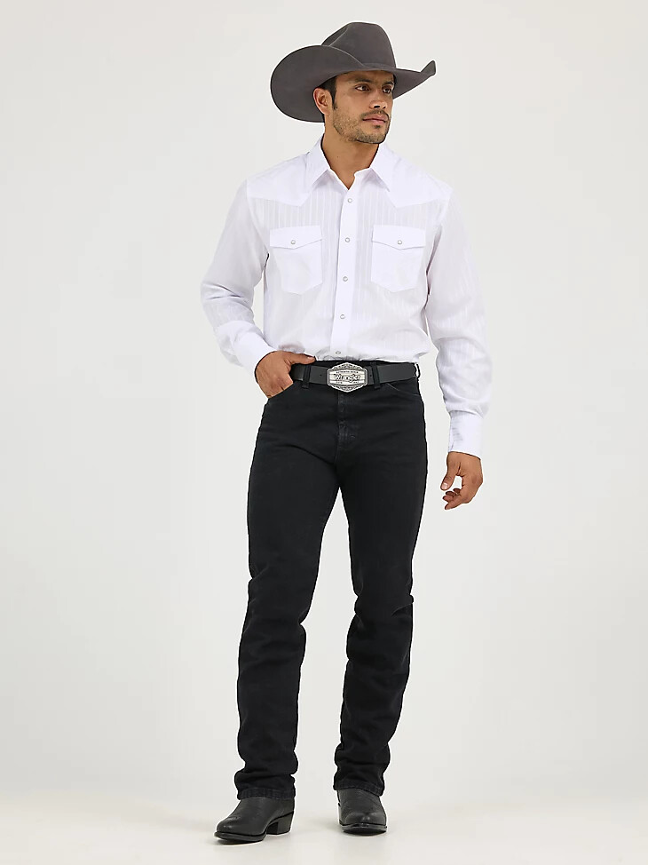 jean noir cowboy cut silver edition coupe slim