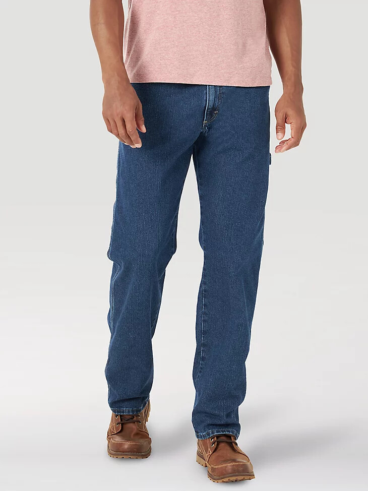 jean de charpentier haut de gamme five star pour homme wrangler style vintage foncé