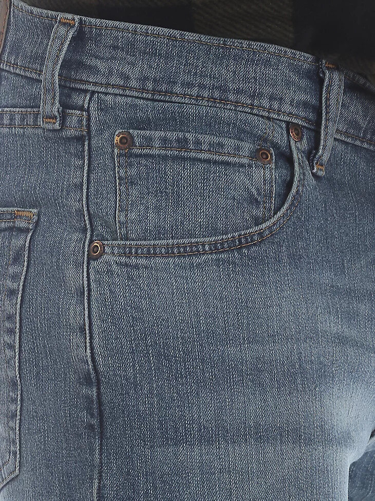 jean wrangler five star premium denim flex for comfort coupe droite couleur tombstone