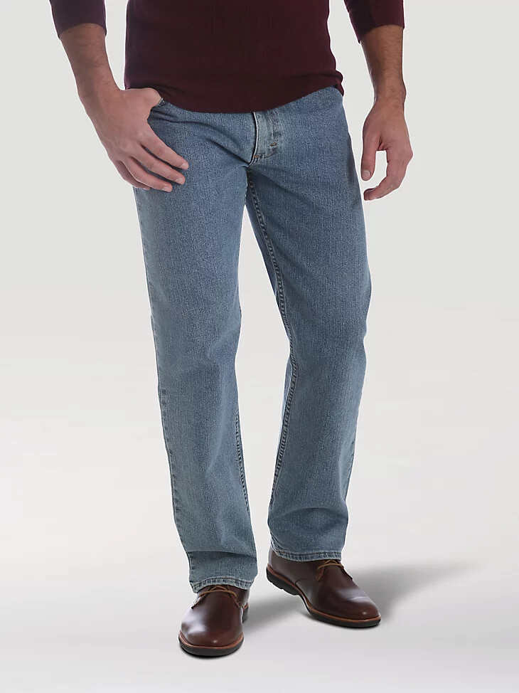 jean wrangler five star premium performance series coupe classique délavage clair