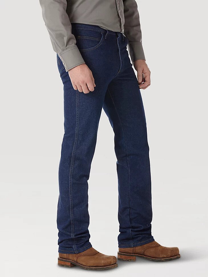 jean wrangler fr ignifugé coupe slim prélavé