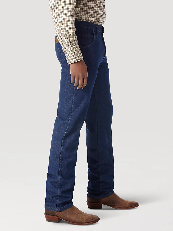 jean en denim léger wrangler fr ignifugé coupe régulière prélavé