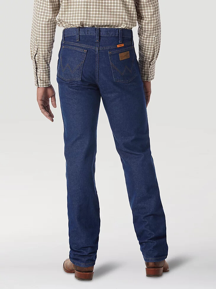 jean en denim léger wrangler fr ignifugé coupe régulière prélavé