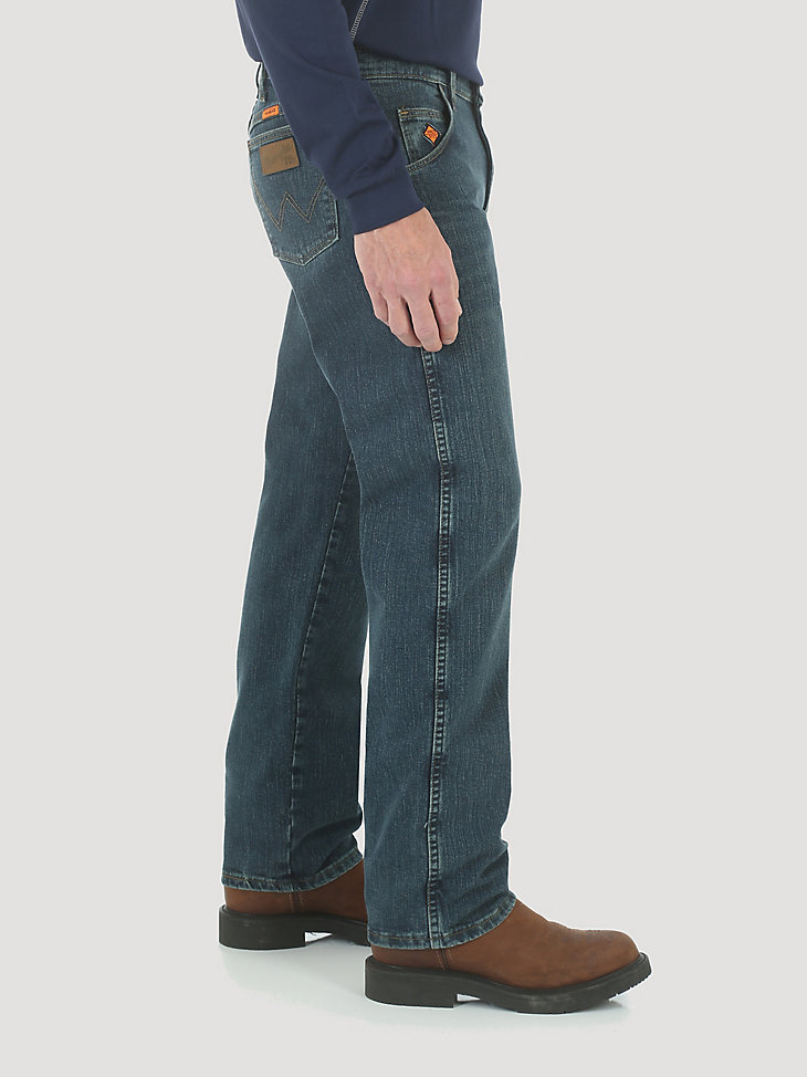 jean wrangler fr ignifugé confort avancé coupe régulière teinte foncée