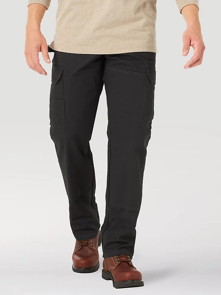 pantalon cargo wrangler workwear noir