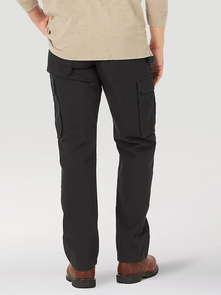 pantalon cargo wrangler workwear noir