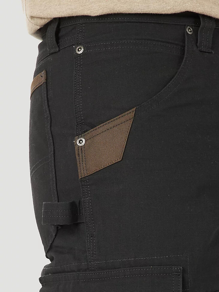 pantalon cargo wrangler workwear noir
