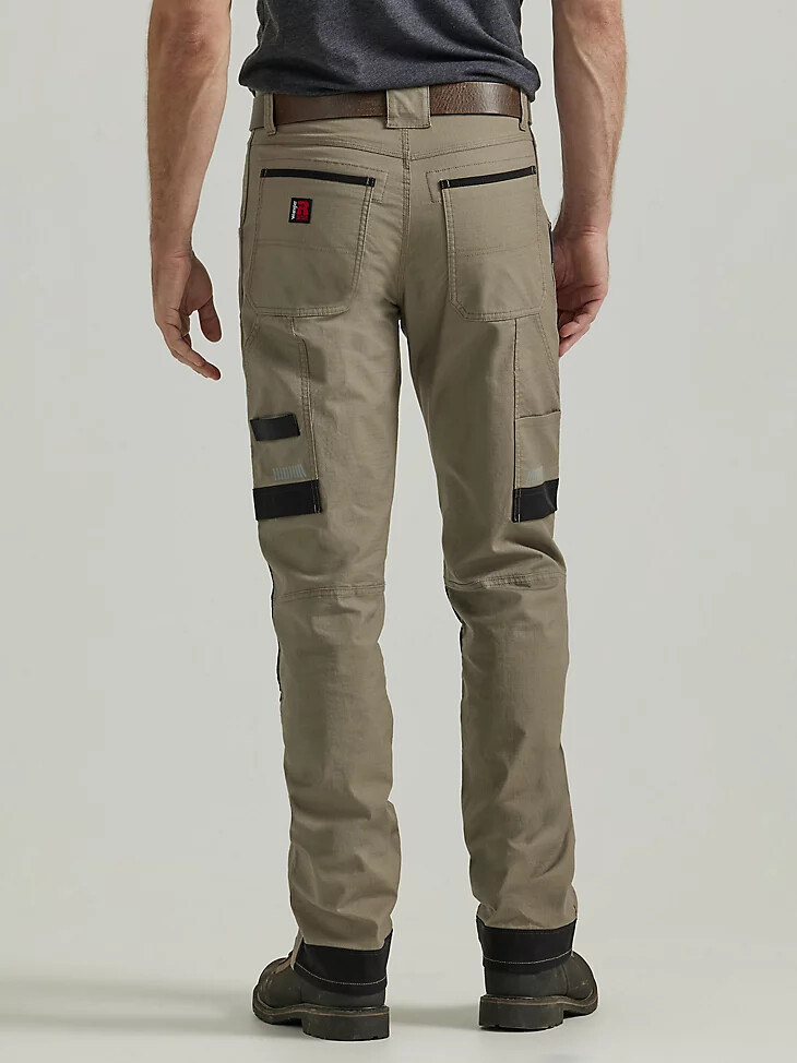 pantalon de charpentier technique wrangler riggs workwear kaki foncé