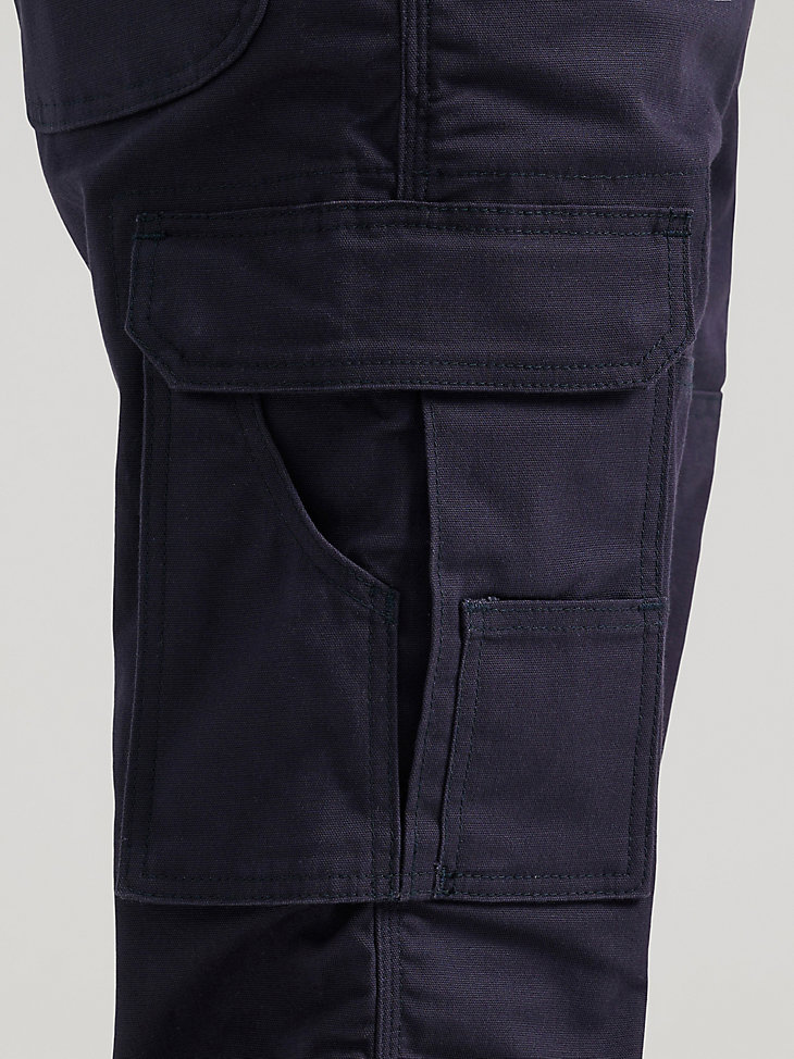 pantalon wrangler fr ranger extensible et résistant aux flammes coupe décontractée bleu marine