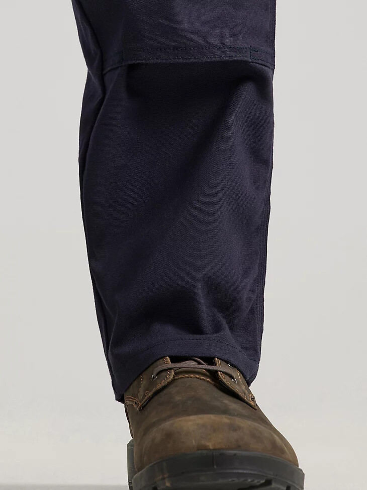 pantalon wrangler fr ranger extensible et résistant aux flammes coupe décontractée bleu marine