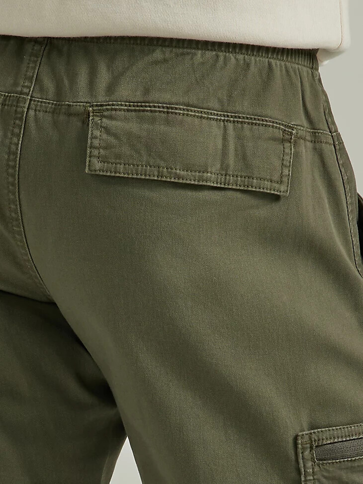 pantalon cargo fuselé damien pour homme couleur olive