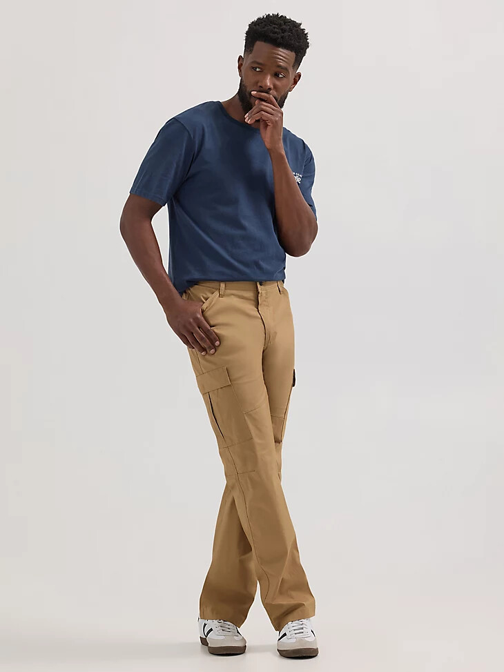 pantalon cargo wrangler atg range pour homme couleur kelp