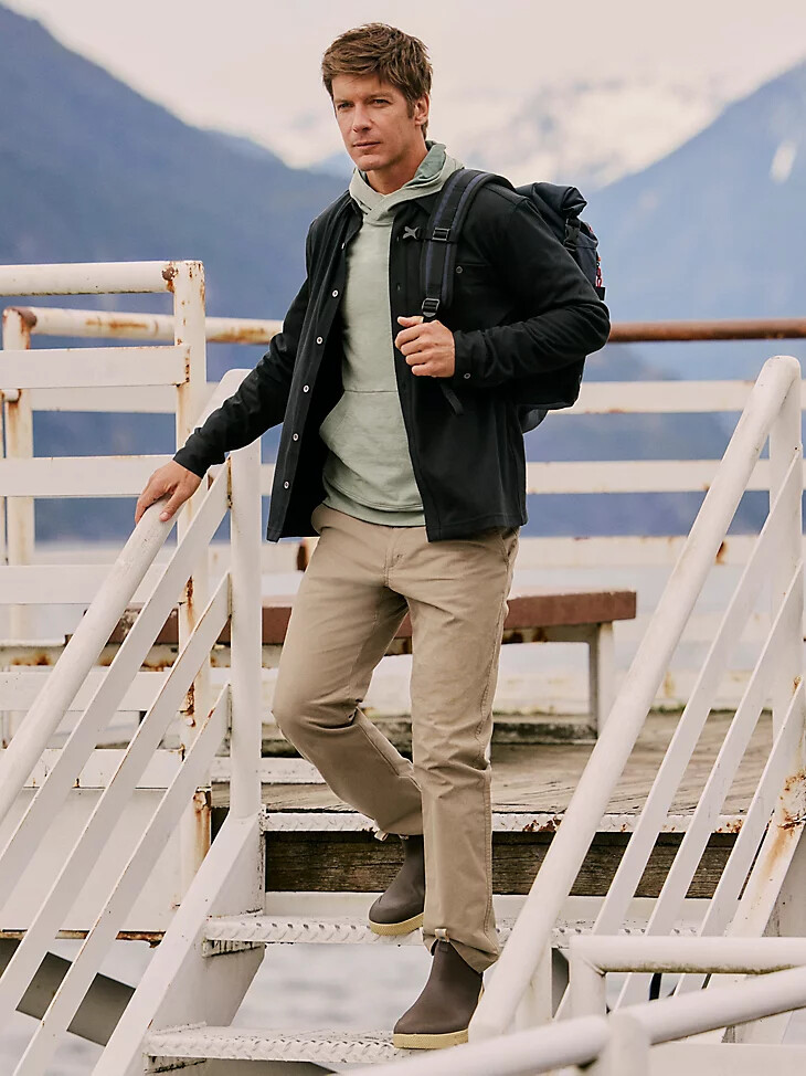pantalon chino dextérieur pour homme couleur bringé