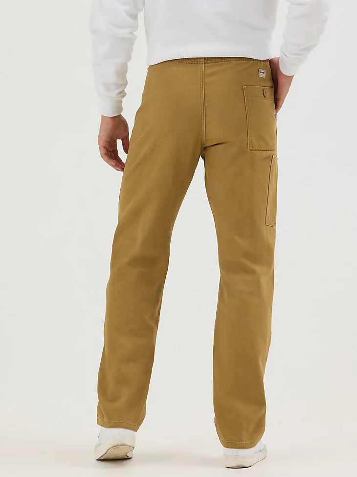 pantalon utilitaire coupe décontractée pour homme couleur or mat