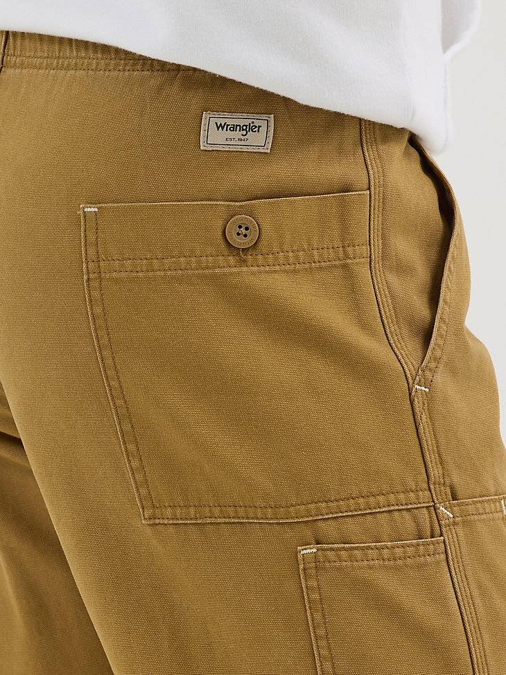 pantalon utilitaire coupe décontractée pour homme couleur or mat
