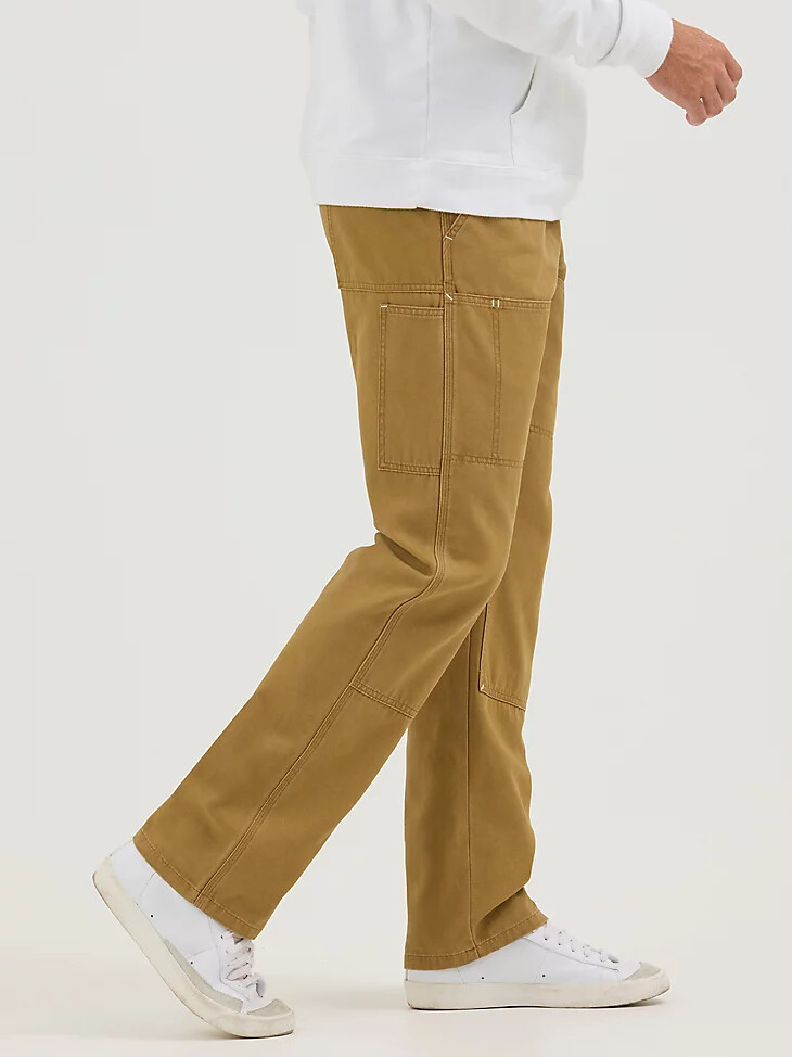 pantalon utilitaire coupe décontractée pour homme couleur or mat