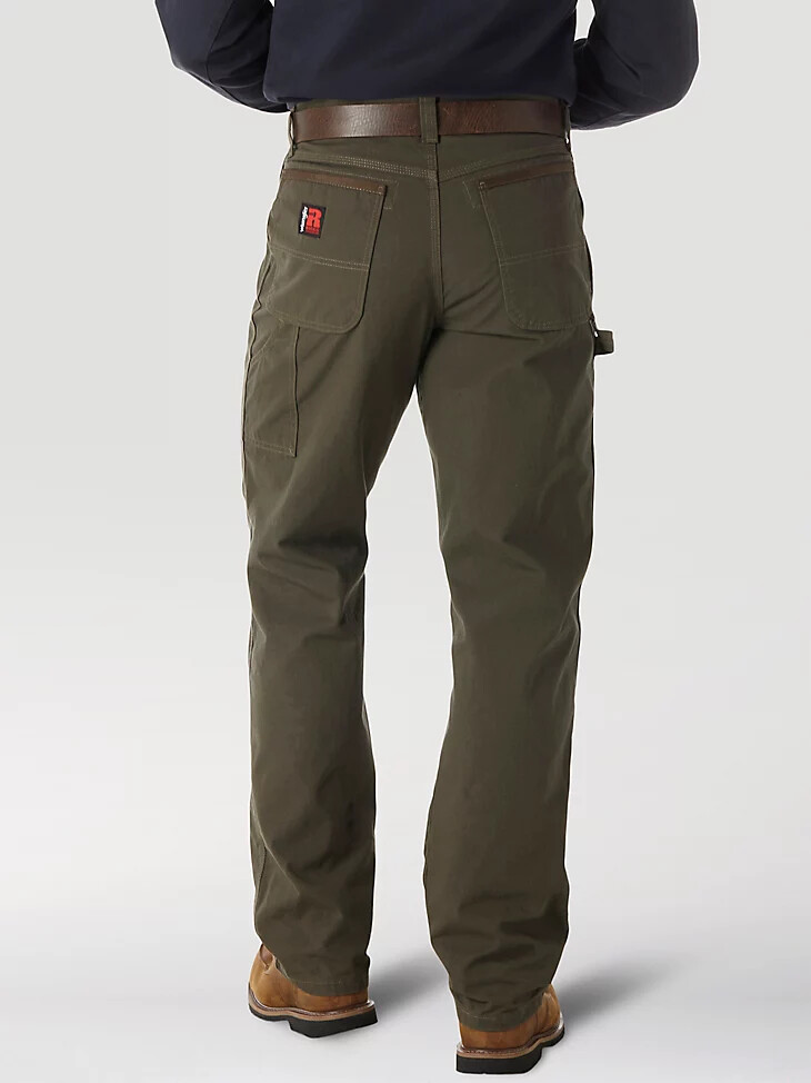 pantalon de charpentier wrangler riggs workwear loden