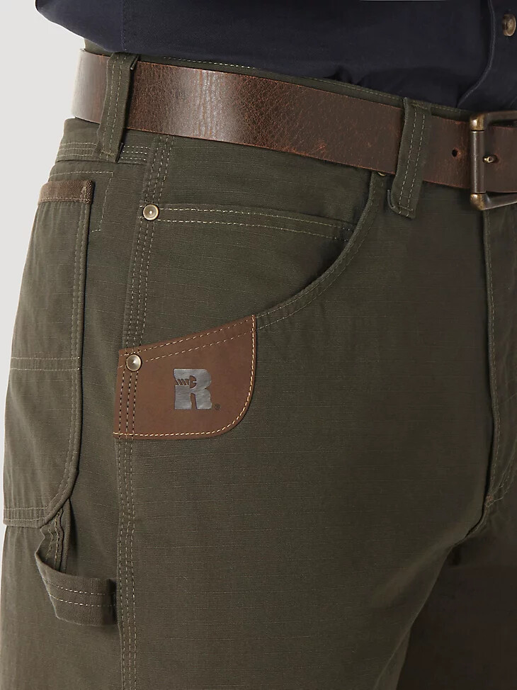 pantalon de charpentier wrangler riggs workwear loden