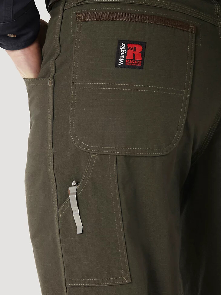 pantalon de charpentier wrangler riggs workwear loden