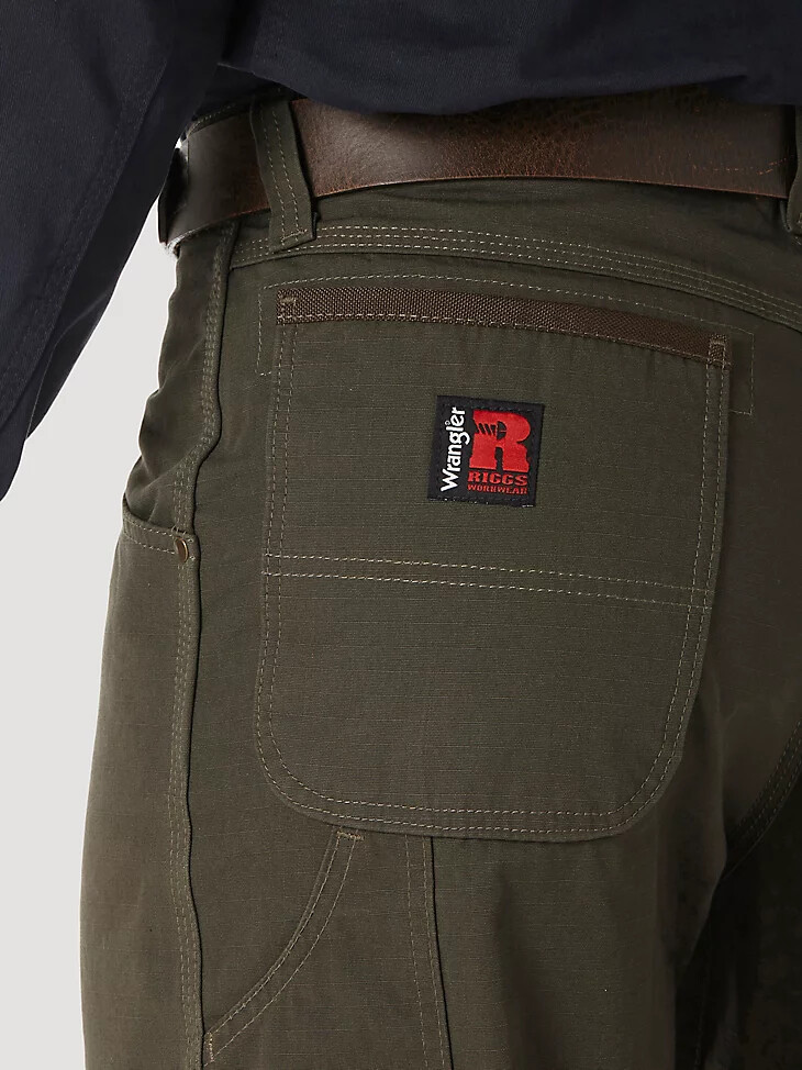pantalon de charpentier wrangler riggs workwear loden