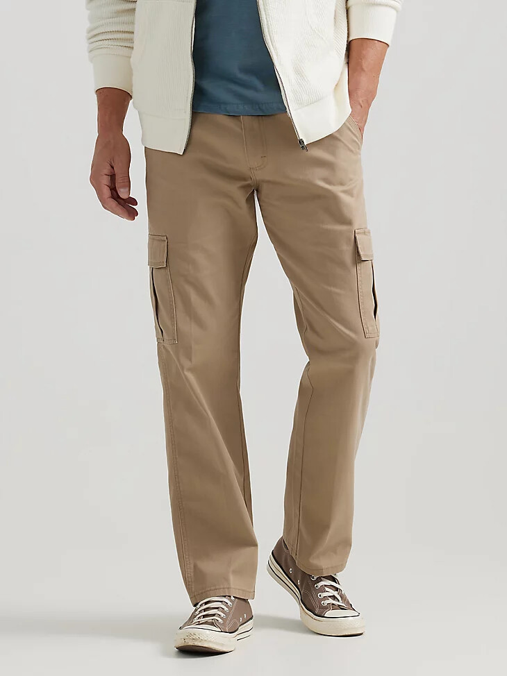 pantalon cargo wrangler legacy en sergé grainé