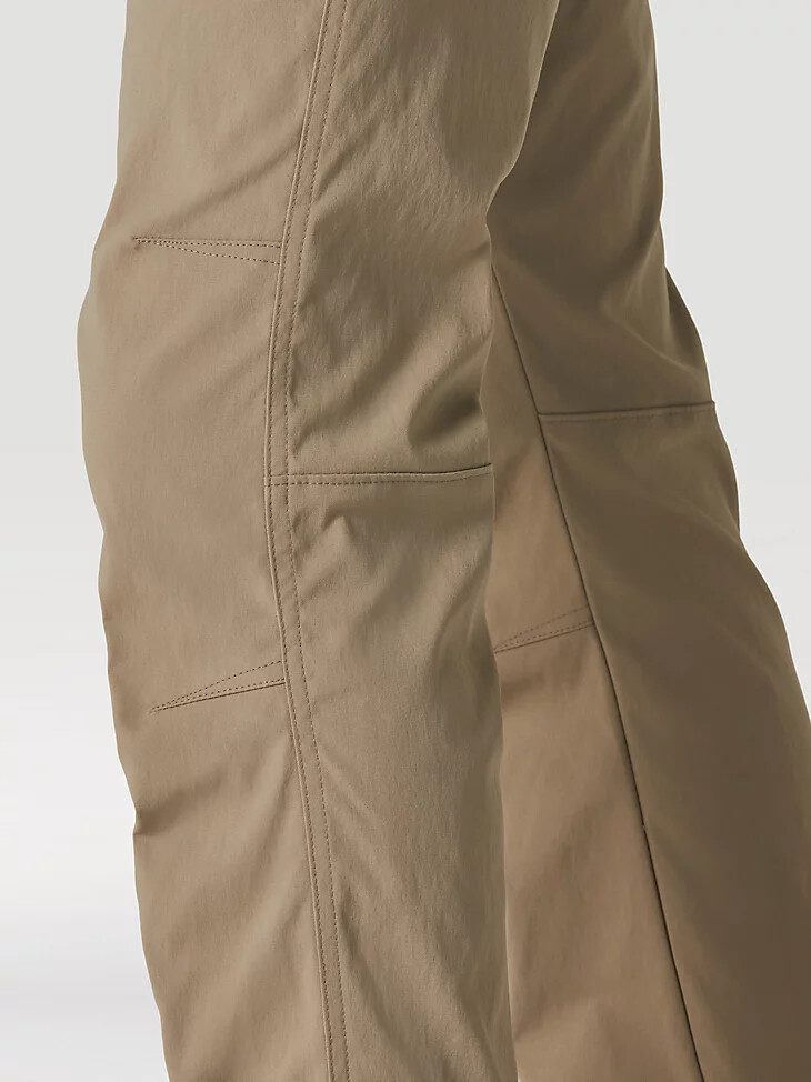 pantalon de randonnée wrangler atg pour homme westside trail couleur fallen rock