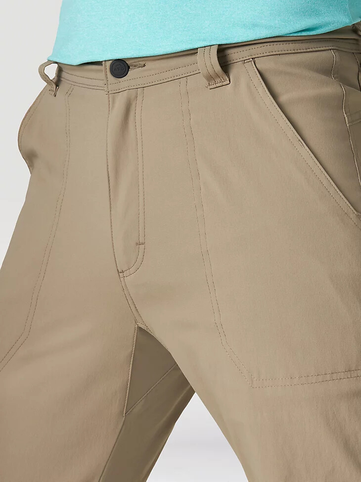 pantalon de randonnée wrangler atg pour homme westside trail couleur fallen rock