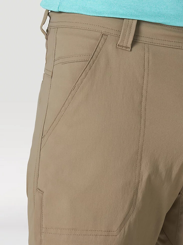 pantalon de randonnée wrangler atg pour homme westside trail couleur fallen rock