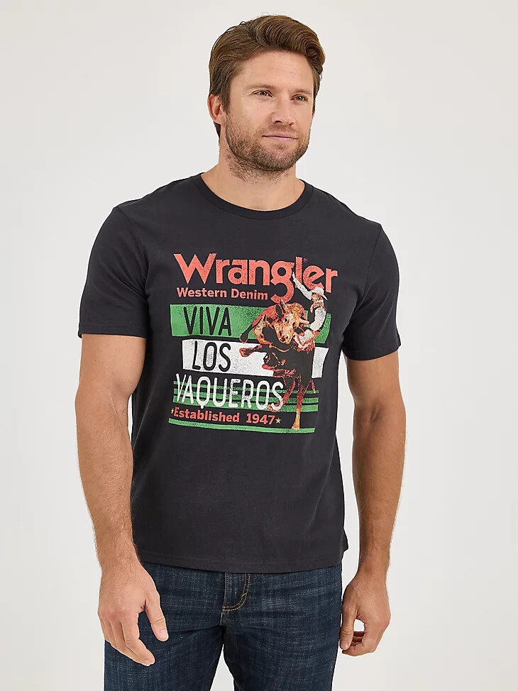t-shirt graphique pour homme « cavalier du mexique » viva