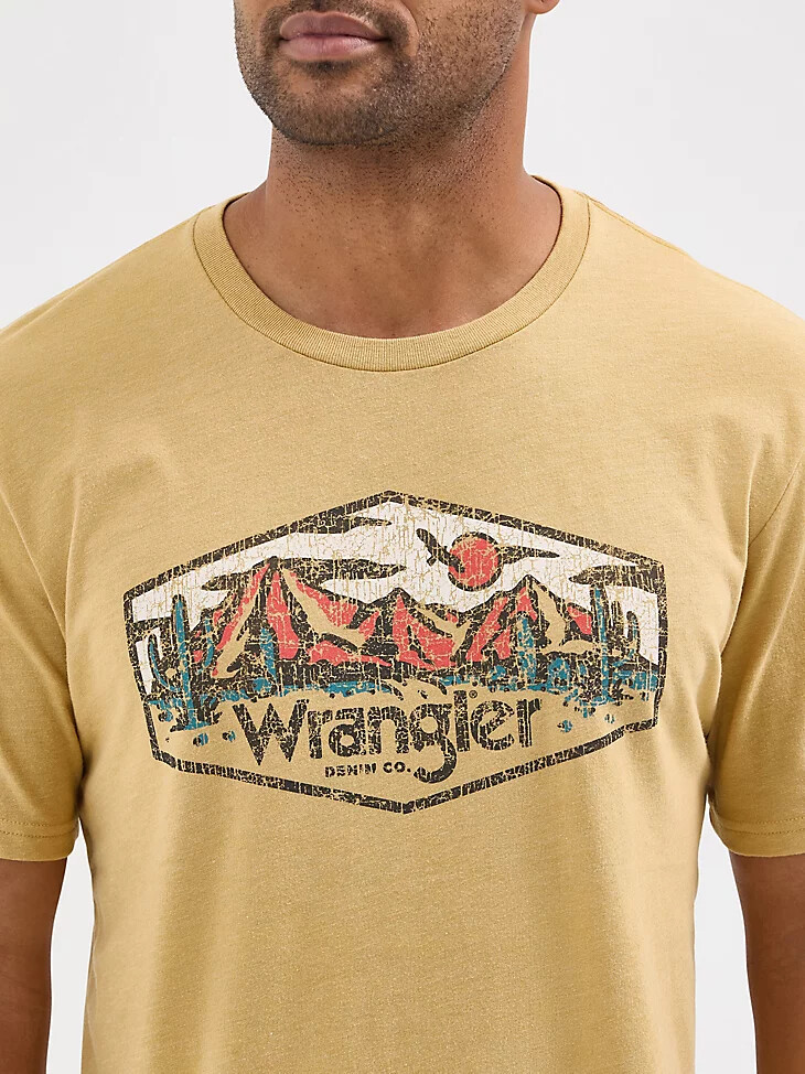 t-shirt graphique pour homme motif désert et antilope