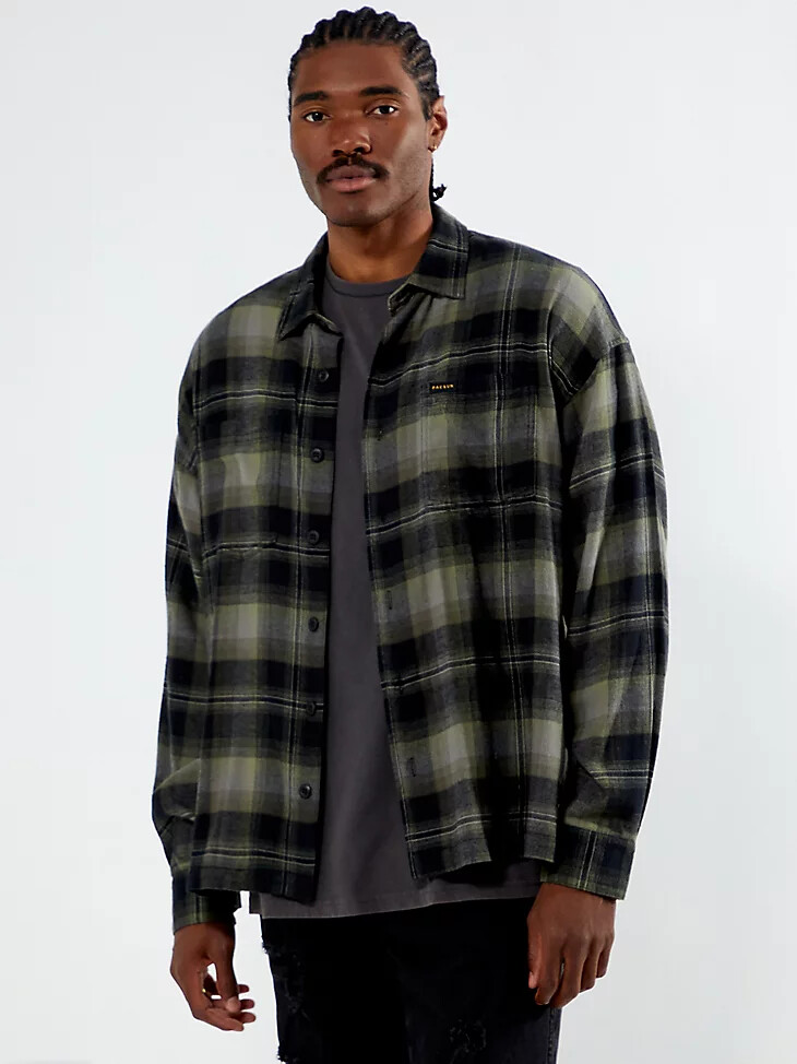 chemise en flanelle pour homme wrangler x pacsun deep depths