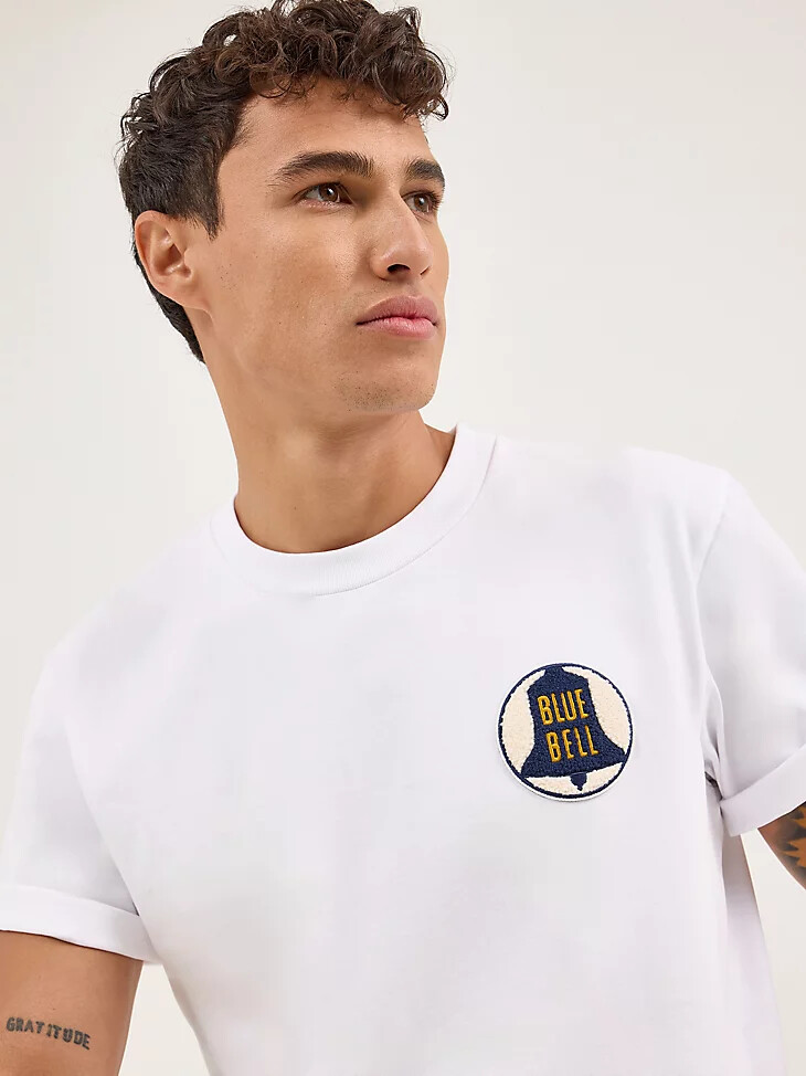 t-shirt blanc blue bell pour homme
