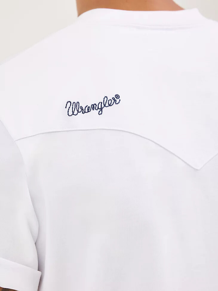 t-shirt blanc blue bell pour homme