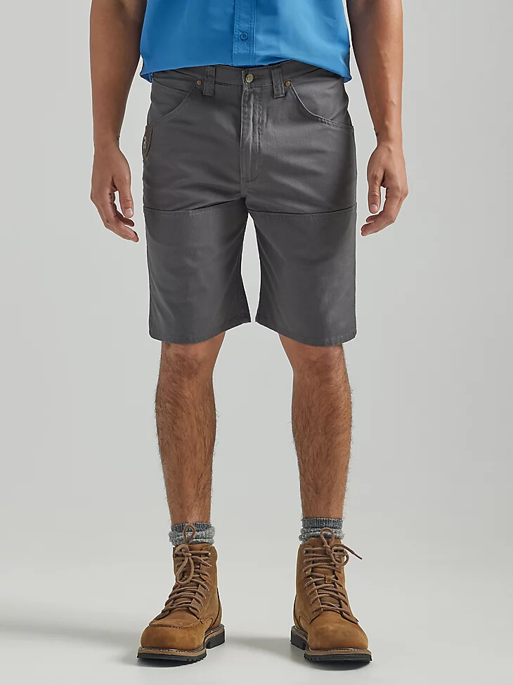 vêtements de travail wrangler riggs utility décontracté court gris à fines rayures